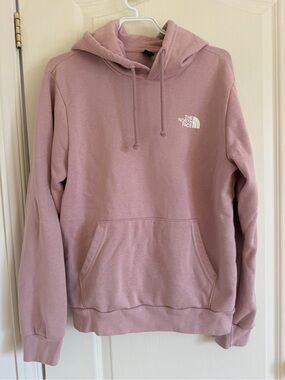 The North Face Dusty Mauve Hoodie with White Logo